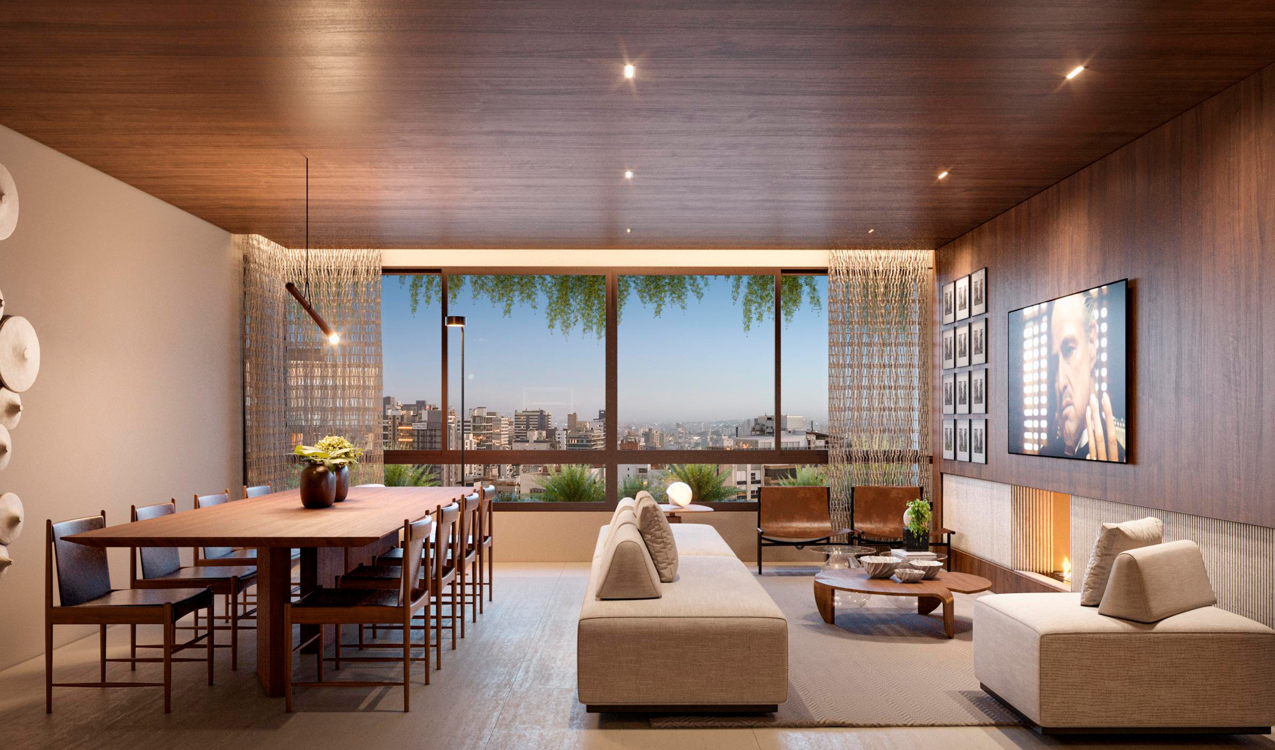 Living planta padrão 149 m²