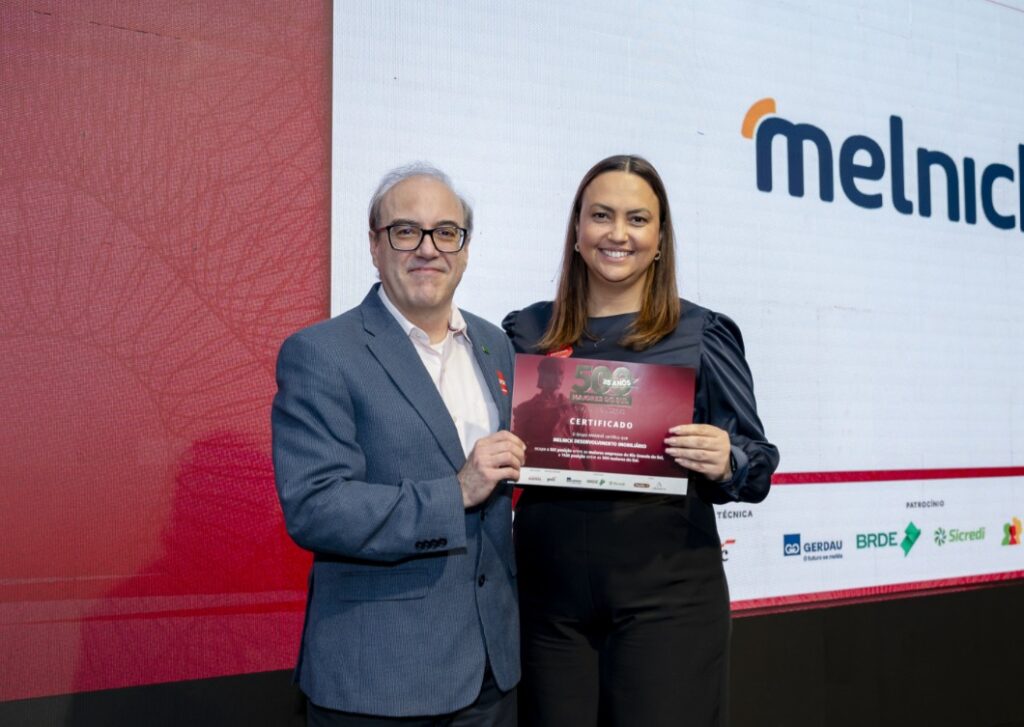 Melnick é destaque entre as 100 Maiores Empresas do Sul pela Revista Amanhã